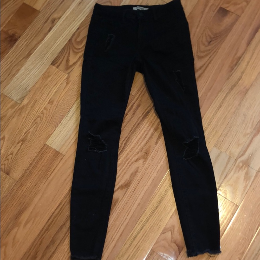 Black skinny jeans